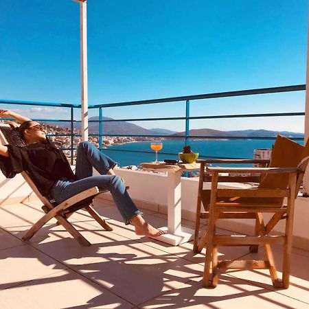 Hotel Leon Sarande Bagian luar foto
